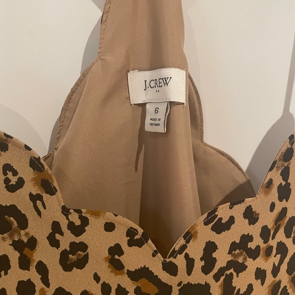 J. Crew Cheetah Tank - Size 6 - Picture 2 of 2